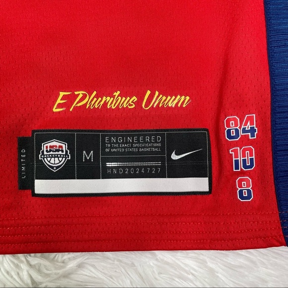 New Nike Team USA  A'ja Wilson Road Jersey Womens Sz M CZ0731-616 - Picture 2 of 7